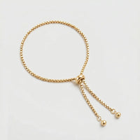 Slider Bracelet - Sleek Box Chain
