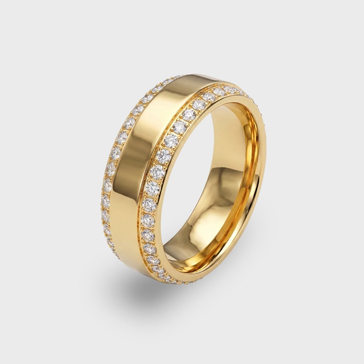 Personalised Name Ring - Double Band