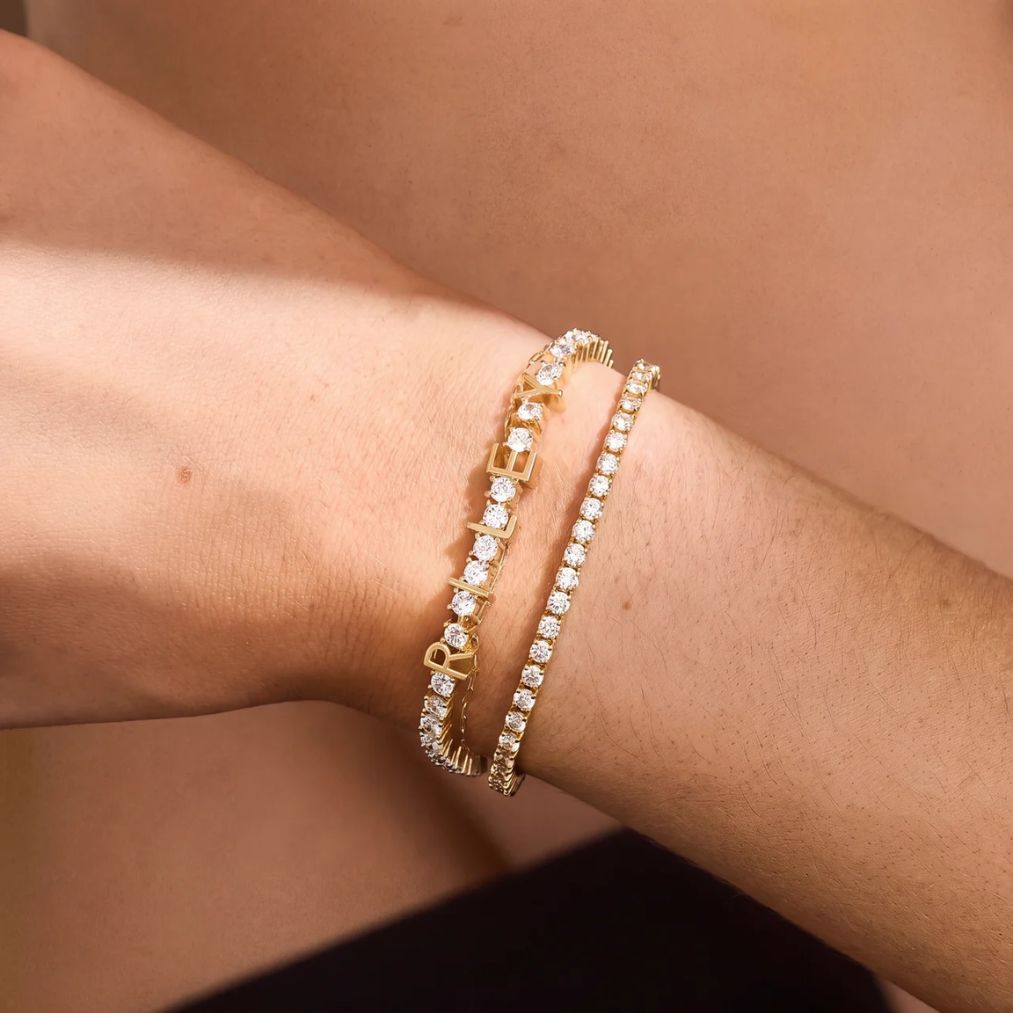 Custom Name Tennis Bracelet