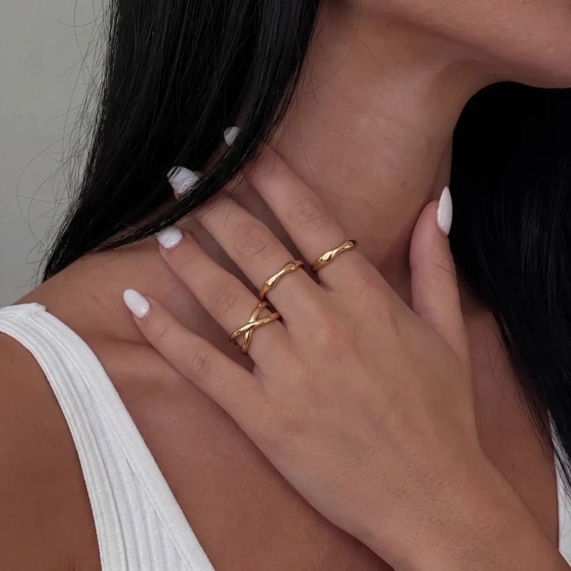 Infinity Ring - Promise Gold Band