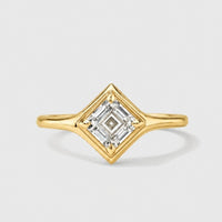Moissanite Compass Signet Ring