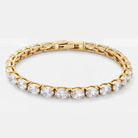 Tennis Bracelet - Oval Cut CZ